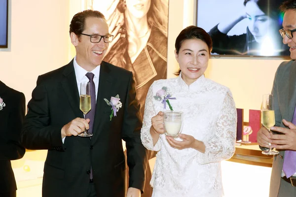 Κινέζος Ολυμπιονίκης Καταδύσεων Guo Jingjing Σωστά Οποίος Είναι Παντρεμένος Τον — Φωτογραφία Αρχείου