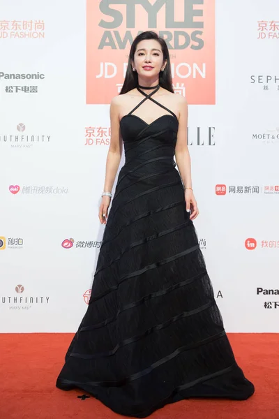 Actriz China Bingbing Llega Alfombra Roja Para Los Premios Elle — Foto de Stock