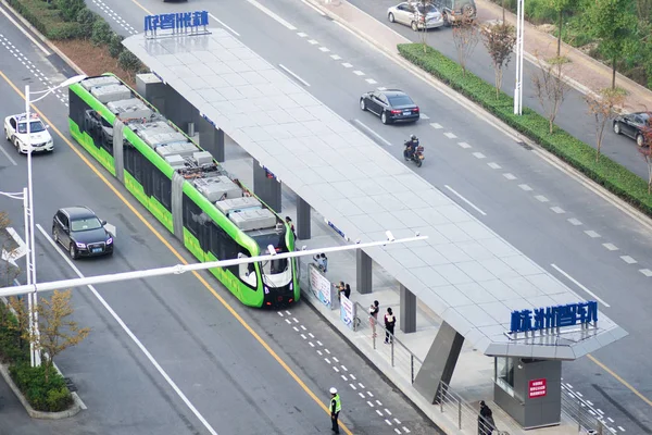 World S First Driverless Autonomous Rail Rapid Transit System Launches In China Shine News