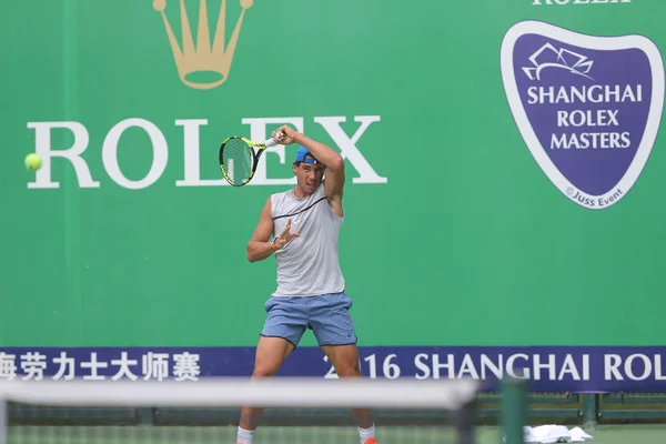 Spanya Rafael Nadal Şanghay Çin 2016 Shanghai Rolex Masters Tenis — Stok fotoğraf