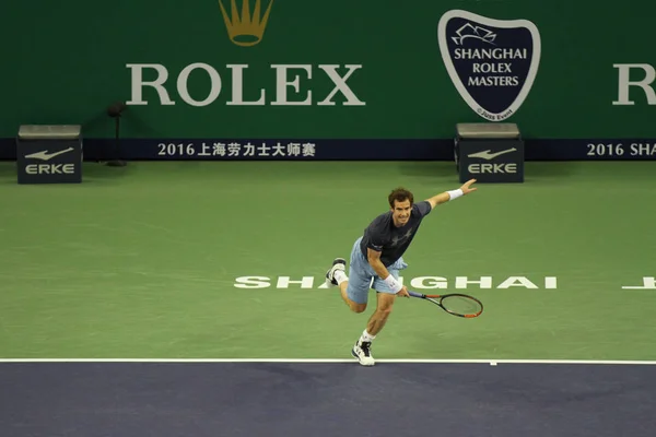 Andy Murray Britain Nimmt Einer Trainingseinheit Für Das Shanghai Rolex — Stockfoto