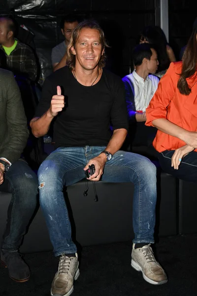 Retired Spanish Soccer Player Michel Salgado Attends Fan Meeting Event — Stock Photo, Image