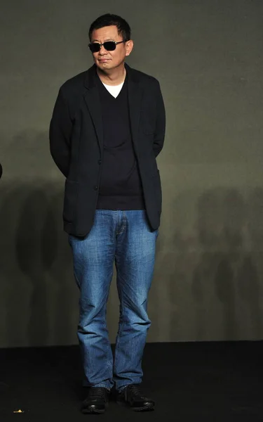 Hong Kong Director Wong Kar Wai Poses Press Conference His — Stock Photo, Image