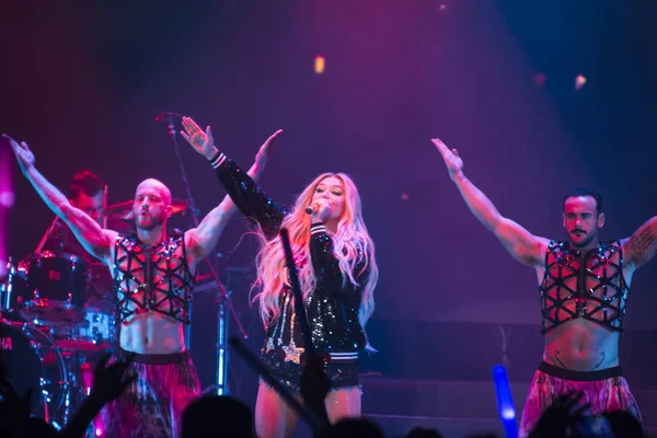 Cantante Estadounidense Kesha Rose Sebert Actúa Concierto Shanghái China Octubre — Foto de Stock