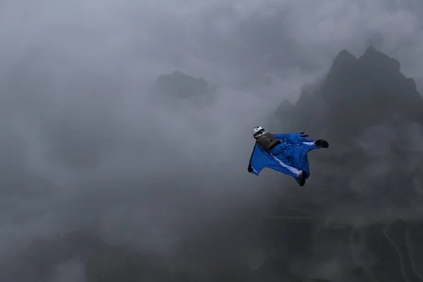 Wingsuit Flier Ellen Brennan Uit Verenigde Staten Neemt Deel Aan — Stockfoto