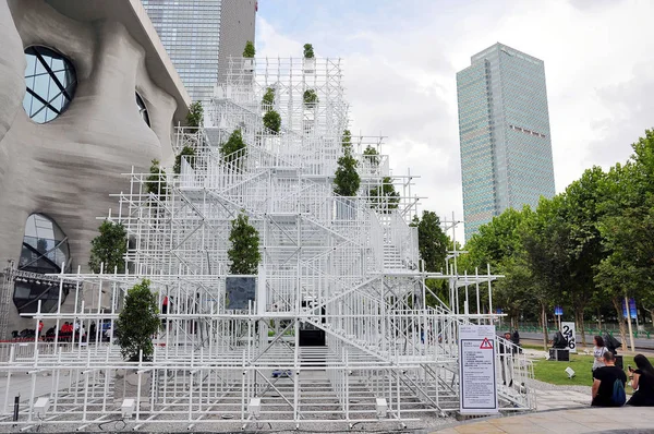 Bâtiment Historique Envision Pavilion Conçu Par Architecte Japonais Sou Fujimoto — Photo