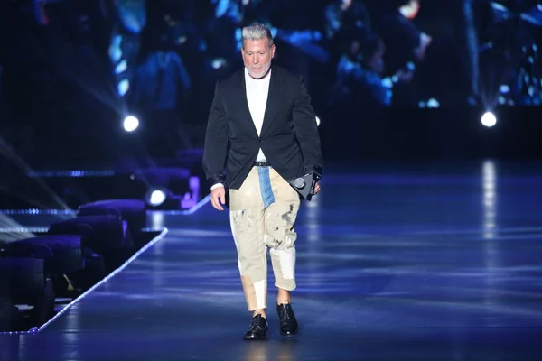 Nick Wooster Icono Moda Estadounidense Asiste Desfile Inaugural Del Tmall — Foto de Stock