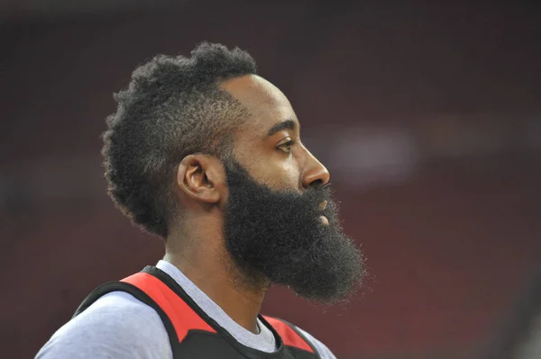 Stella Del Basket Americano James Harden Houston Rockets Partecipa Una — Foto Stock