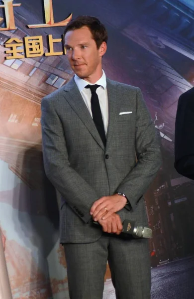 Brits Acteur Benedict Cumberbatch Woont Een Première Voor Zijn Nieuwe — Stockfoto