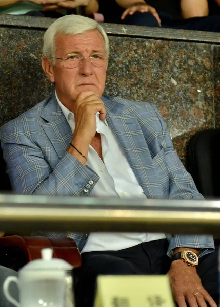 Marcello Lippi Recién Nombrado Entrenador Jefe Selección Fútbol Nacional China — Foto de Stock