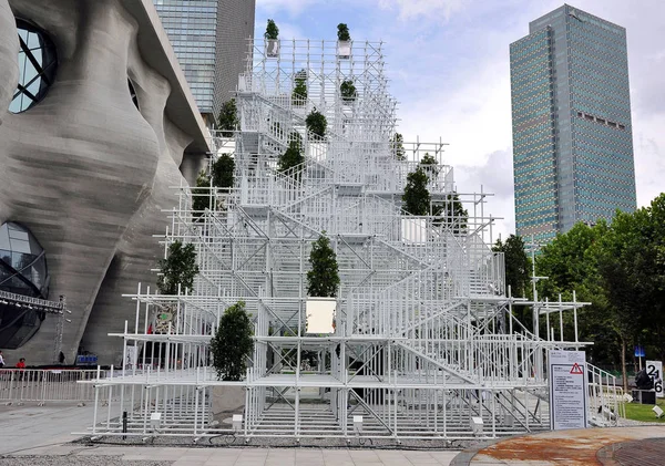 Bâtiment Historique Envision Pavilion Conçu Par Architecte Japonais Sou Fujimoto — Photo