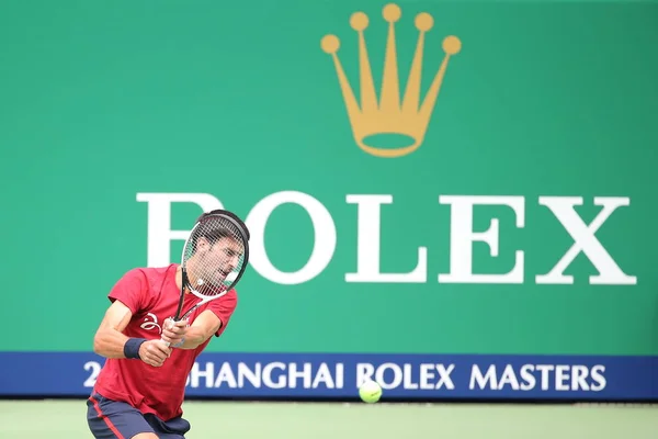 Antrenman Sırasında 2016 Shanghai Rolex Masters Tenis Turnuvası Ekim 2016 — Stok fotoğraf
