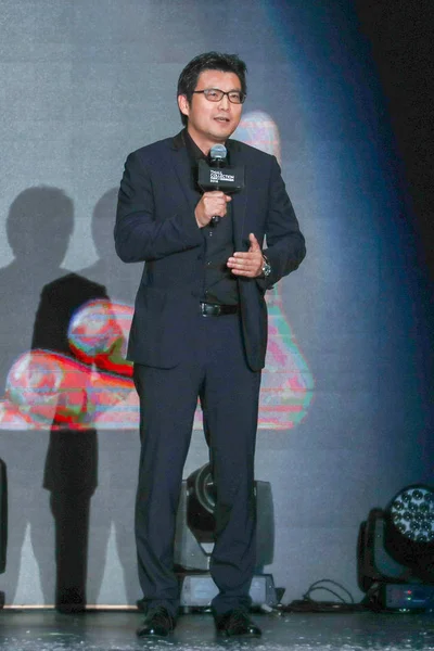 Dong Benhong Gmo Van Alibaba Group Woont Openingsshow Tijdens Tmall — Stockfoto