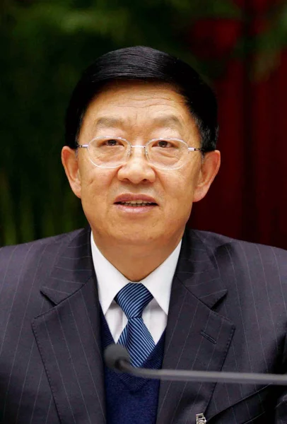 Bai Enpei Następnie Sekretarz Prowincji Yunnan Komitetu Komunistycznej Partii Chin — Zdjęcie stockowe