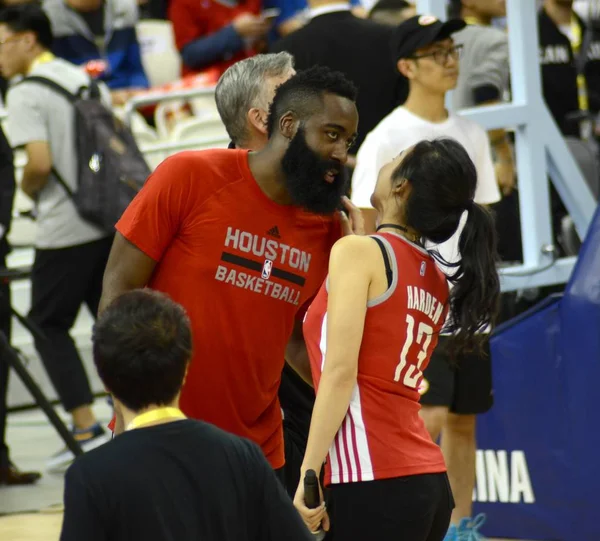 Chinese Fans Nba Star James Harden Houston Rockets Hold Harden – Stock  Editorial Photo © ChinaImages #234979182