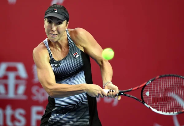 Jelena Jankovic Serbie Retourne Une Chance Compatriote Aleksandra Krunic Dans — Photo