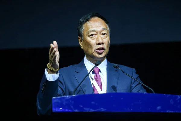 Terry Gou Presidente Hon Hai Precision Industry Ltd Presidente Foxconn — Foto de Stock