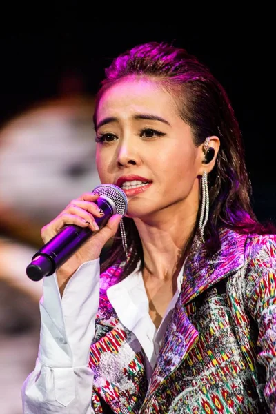 Cantante Taiwanés Jolin Tsai Presenta Evento Lanzamiento Concierto Estrella Marca — Foto de Stock