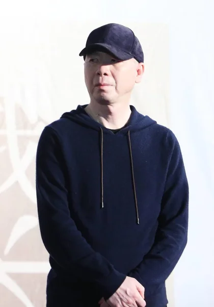 Chinese Director Feng Xiaogang Attends Promotional Event His New Movie — Stock Photo, Image