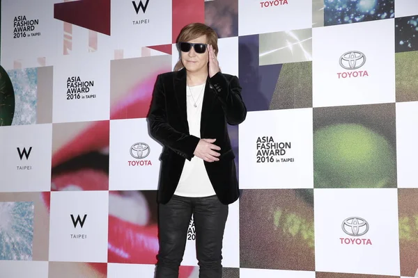 Taiwan Out Japanese Singer Songwriter Tetsuya Komuro Arrives Red Carpet — Stock Photo, Image