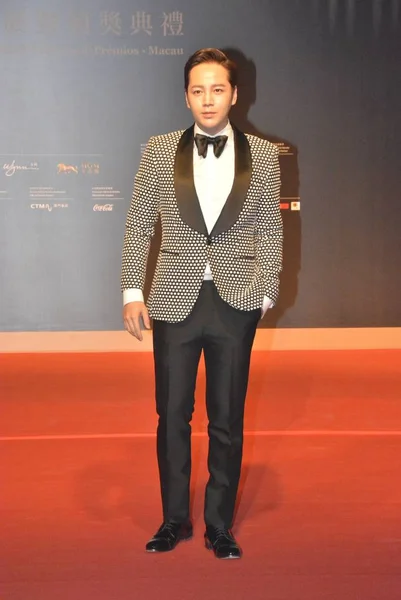 Cantante Attore Sudcoreano Jang Keun Suk Arriva Sul Red Carpet — Foto Stock