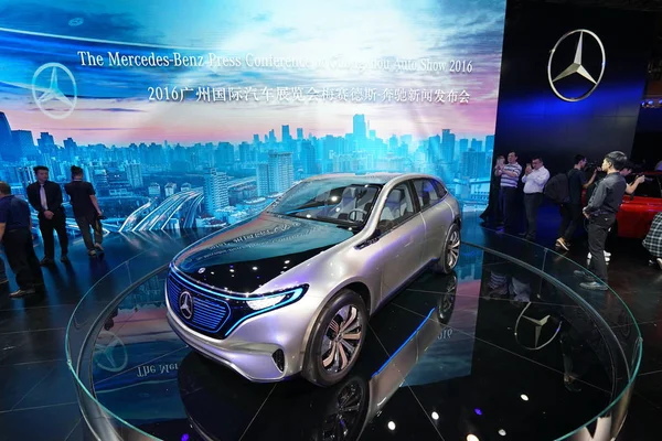Electric Concept Car Mercedes Benz Display 14Th China Guangzhou International — Stock Photo, Image