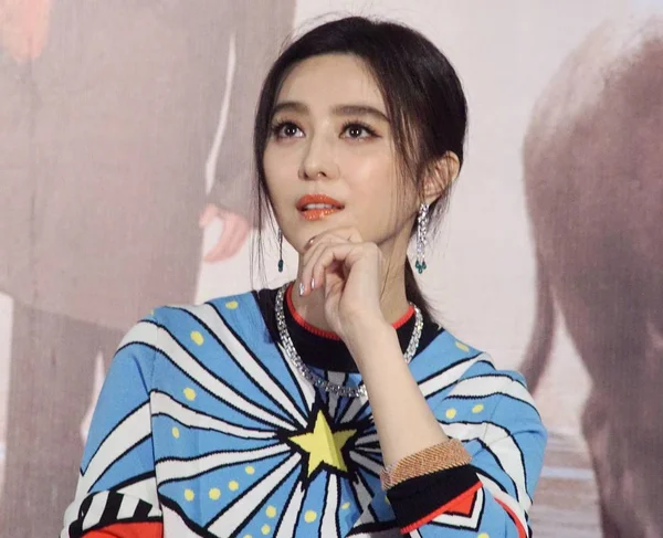 Čínská Herečka Fan Bingbing Navštěvuje Propagační Akce Pro Svůj Nový — Stock fotografie