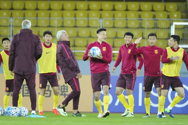 Head Coach Marcello Lippi Fourth Left Chinese National Men Football — Stock Photo, Image