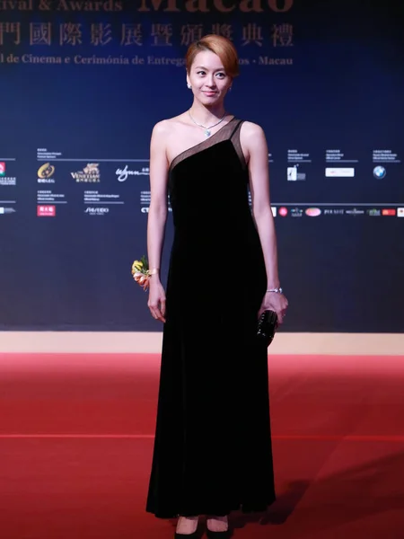 Hong Kong Sångerskan Och Skådespelerskan Gigi Leung Anländer Röda Mattan — Stockfoto