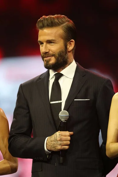 Bintang Sepak Bola Inggris David Beckham Menghadiri Sebuah Gala Untuk — Stok Foto