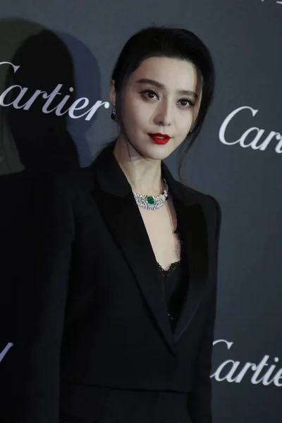 Atriz Chinesa Fan Bingbing Participa Exposição Jóias Cartier Magicien Xangai — Fotografia de Stock