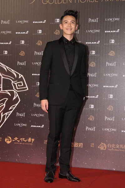 Actor Taiwanés Kai Llega Alfombra Roja Para Los 53º Premios — Foto de Stock