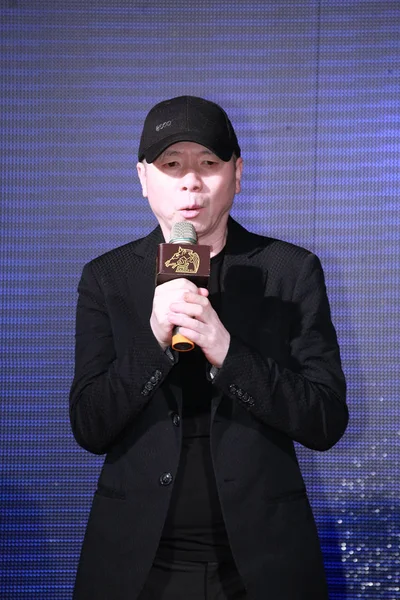 Der Chinesische Regisseur Feng Xiaogang Bei Der Premiere Seines Neuen — Stockfoto