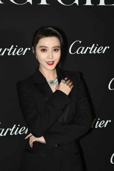 Actriz China Fan Bingbing Asiste Exposición Joyería Cartier Magicien Shanghai —  Fotos de Stock