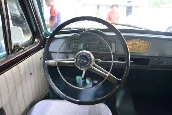 Interior View Year Old Phoenix Vintage Car Two Months Renovation — Stock Photo, Image