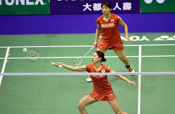 Koharu Yonemoto Frente Shiho Tanaka Japão Competem Contra Chen Qingchen — Fotografia de Stock