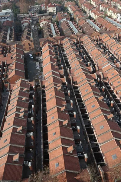 Şanghay Çin Aralık 2016 Yenileniyor Shikumen Karmaşık Jianyeli Mahalle Bir — Stok fotoğraf