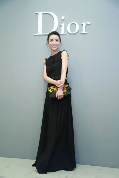 Chinese Actrice Zhang Jingchu Arriveert Voor Een Partij Van Dior — Stockfoto