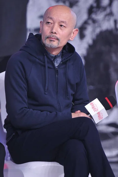 Der Chinesische Schauspieler You Nimmt Einer Pressekonferenz Teil Seinen Neuen — Stockfoto
