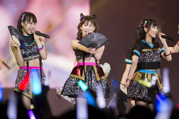 Členové Skupiny Dívka Japonského Dívčího Nmb48 Koncertovat Nmb48 Asia Tour — Stock fotografie