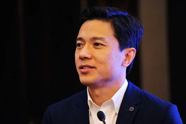 Robin Yanhong Styrelseordförande Och För Baidu Talar Ceremoni Det Strategiska — Stockfoto