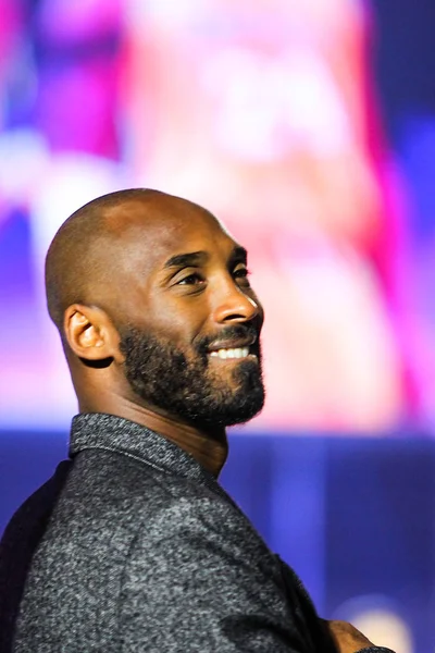 Emerytowany Star Nba Kobe Bryant Uczęszcza Wentylator Spotkanie Mieście Shenyang — Zdjęcie stockowe