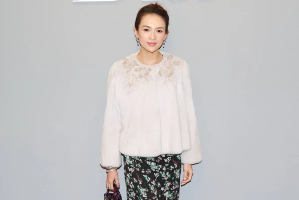 Китайская Актриса Чжан Цзыи Прибыла Вечеринку Dior Lady Art Пекин — стоковое фото