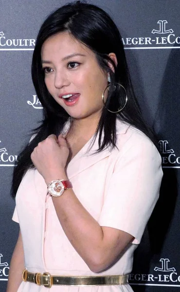 Actrice Chinoise Zhao Wei Assiste Événement Promotionnel Pour Jaeger Lecoultre — Photo