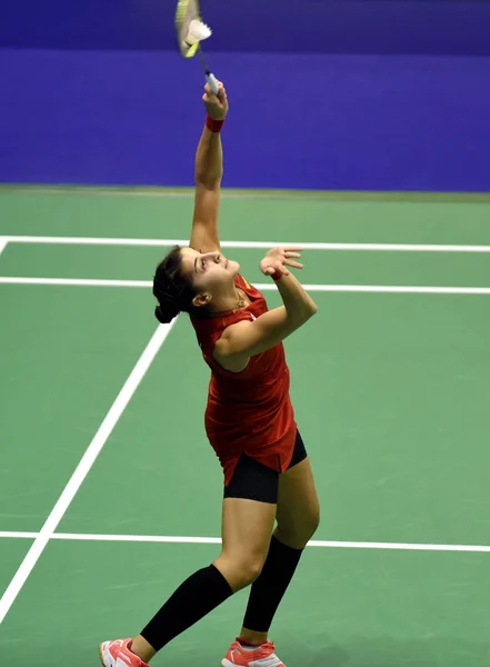 Carolina Marin España Juega Una Oportunidad Regreso Tai Tzu Ying — Foto de Stock