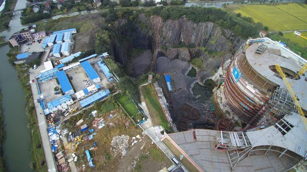 Den Femstjärniga Shanghai Tianmashan Pit Hotel Även Känd Som Shimao — Stockfoto