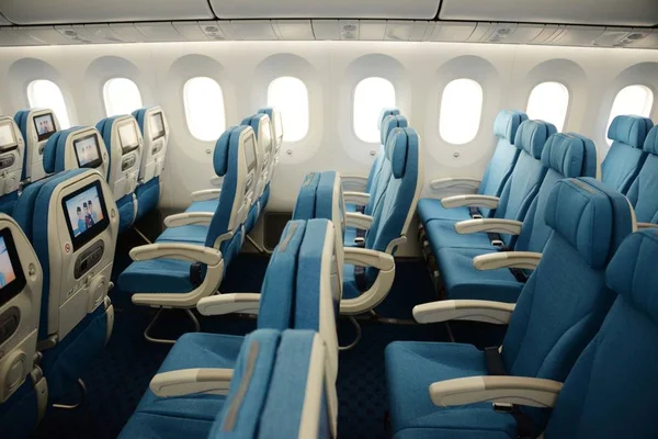 View Economy Class First Boeing 787 Dreamliner Xiamen Airlines Xiamen — Stock Photo, Image