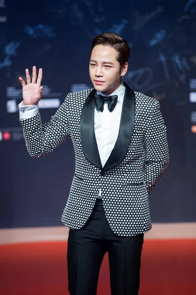 South Korean Singer Actor Jang Keun Suk Arrives Red Carpet — Stock Photo, Image