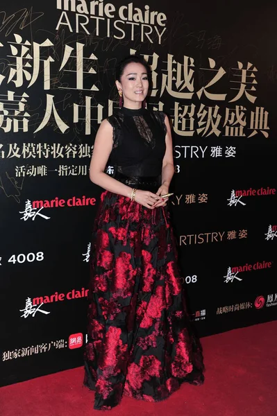 中国女優コン リーに到着したレッド カーペット スタイル中国の 206 ファッション イベント 北京で 2016 — ストック写真