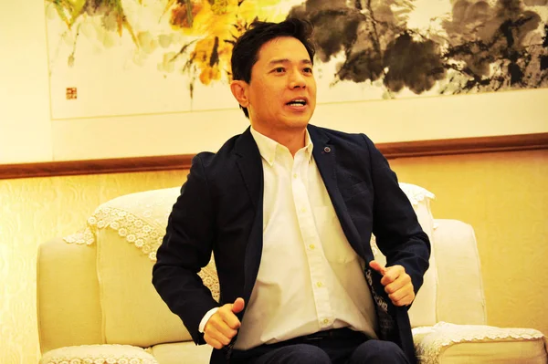 Robin Yanhong Yönetim Kurulu Başkanı Ceo Baidu Baidu Qingdao Şehri — Stok fotoğraf